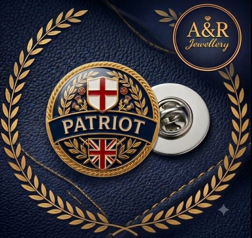 Patriot england flag - uk, lapel