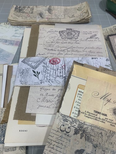 Junk journal sheets - junk,