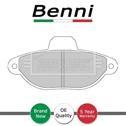 Brake pads set front benni - pads,