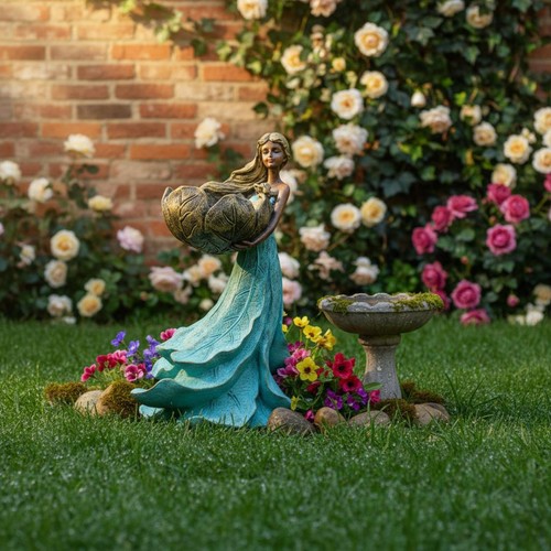 Resin bird feeder - resin,