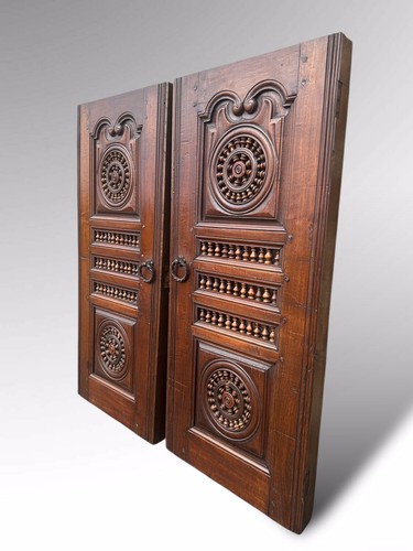 French breton carved cupboard - french,