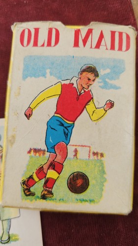 Vintage old maid card game - card,