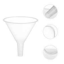 6Pcs Plastic Laboratory Funnels Separating Liquid Funnel Filter Filling Funnels