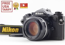 All Works [MINT] Nikon FM3A Black 35mm Film Camera Ai 50mm f/1.4 Lens From JAPAN