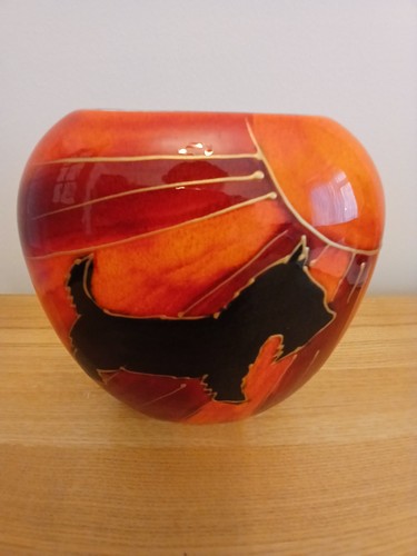 Anita harris art pottery purse - pottery,