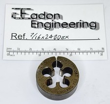 7/16" x 24TPI Button Die, HSS