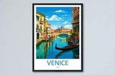 Venice Travel Print Wall Art