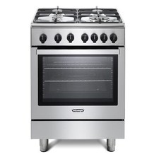 DeLonghi DSC 626 G-1 60cm Modern Single Cavity Gas Range-Style Cooker SS