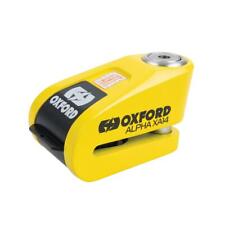 Oxford Alpha XA14 Disc Lock Alarm  Black & Yellow (LK278)
