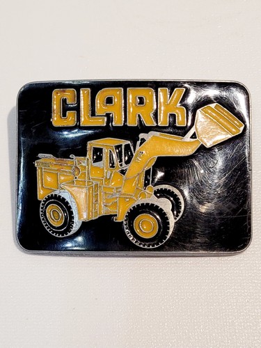 Vtg clark construction enamel - vtg,