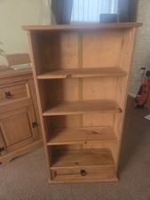 Mexican Pine 4 Shelf Bookcase Corona Selection