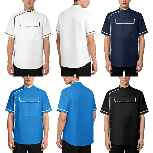 Men short sleeve - sleeve, hairdressing