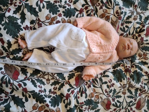 Reborn baby doll girl - doll, 15"