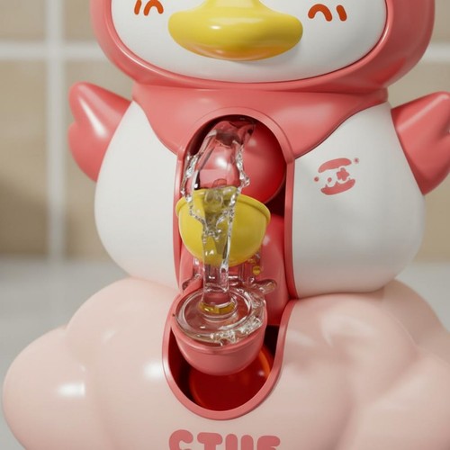 Duck water wheel toy battery - duck,