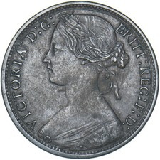 1868 Penny - Victoria British