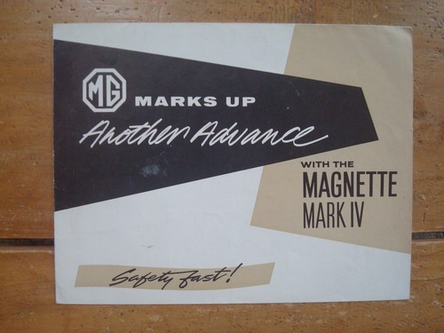 1962 magnette mark iv - mark,