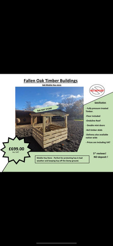 6x6 hay store field shelter - 6x6, shelter/