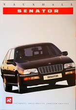 Vauxhall Senator Brochure 1989