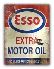 Vintage Distressed Esso Style