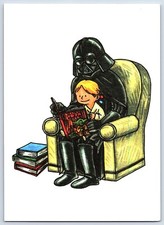 Reading Yoda Story on Chair