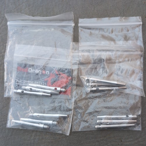 Packs aluminium dart shafts - aluminium,
