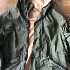 Rohan Green Hooded Raincoat