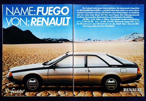 Renault fuego gtx - 2, litres