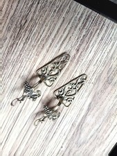 2xVintage Solid Silver Italian