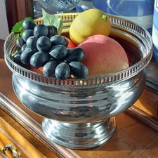 Deep Pedestaled Silver Plated