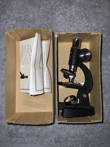 Black kibro student - student, microscope