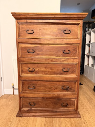Sheesham indian wood drawer - indian, 5