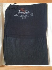 Vintage Howard Ford Bear Brand Fully Fashioned Nylon Stockings 1950s - 10 Black