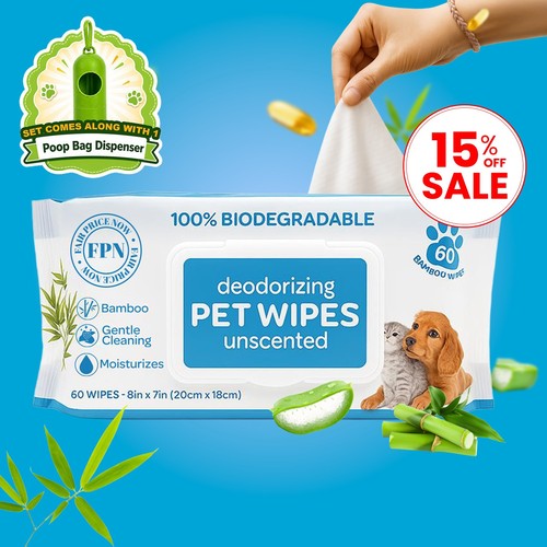 Pet wipes dog - pet, cat