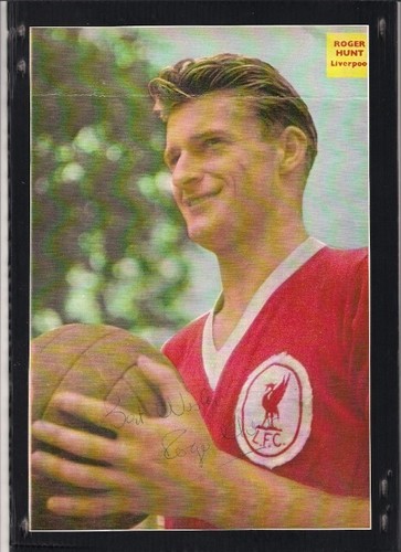Roger hunt signed liverpool - hunt,