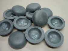 Pair of RAF Reproduction 22C/67 B Type Flying Helmet Sponge Rubber Inserts FAA