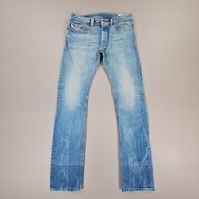 Diesel THANAZ Mens Jeans Blue W30 L32 Slim Skinny Fit Distressed Denim
