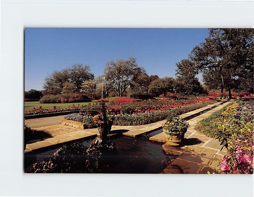 Postcard mermaid fountain - postcard,