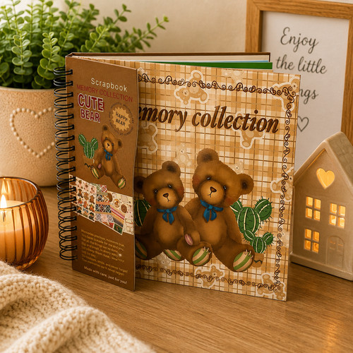 Scrapbook album teddy - scrapbook, bears