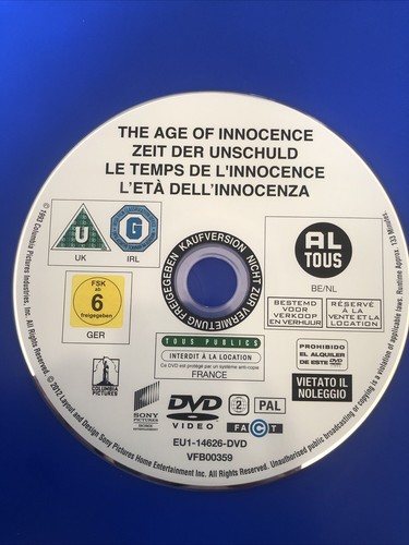 The age innocence dvd - the,