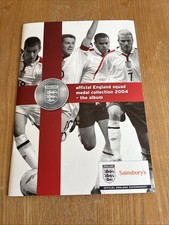 Sainsburys 2004 England Squad Coin / Medal Collection - 24 Coins