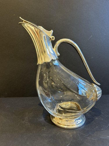 Vintage glass claret jug wine - vintage,