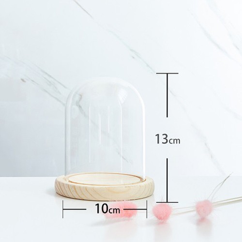 Christmas glass dome display - glass,