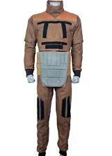 Inspired By Star Wars The Mandalorian Beskar Flight suit with leather Tasset