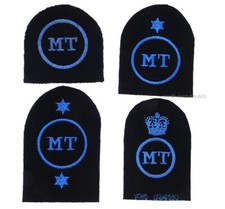 Four Royal Navy Wrens WRNS Motor Transport Trade Qualification Arm Badges