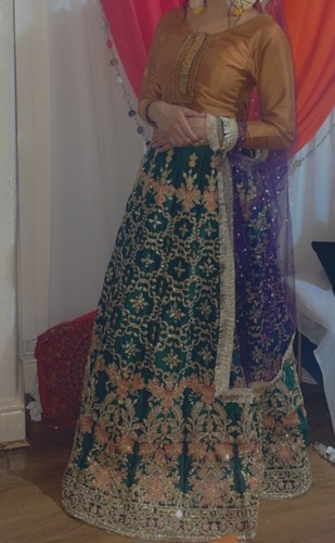 Bridal mehndi outfit - bridal,