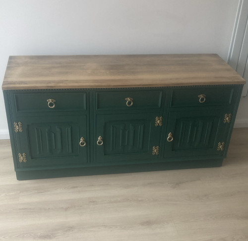Vintage refinished antique oak