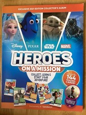 Disney Heroes On a Mission Trading Cards Sainsbury's Pixar Star Wars Marvel