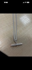 Silver T Bar Necklace