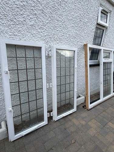 Large white painted - painted, wooden