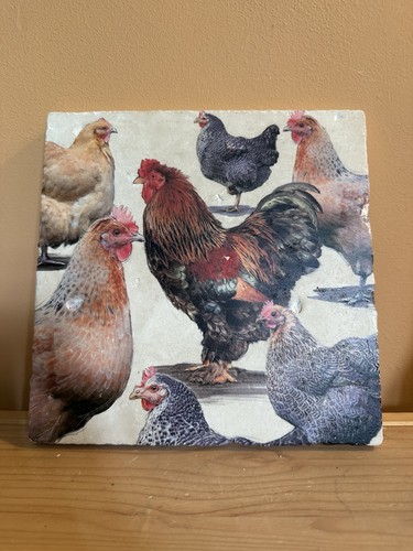 Chicken trivet tile - tile, plate